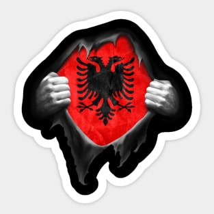 Albania Flag. Proud Albanian Sticker